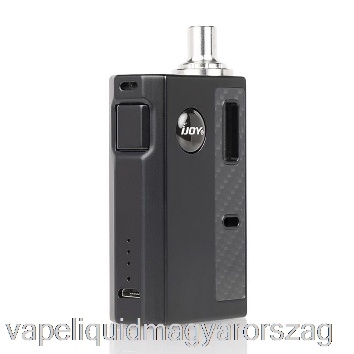 Ijoy Mercury 12w Aio Pod System Black Carbon Vape Folyadék